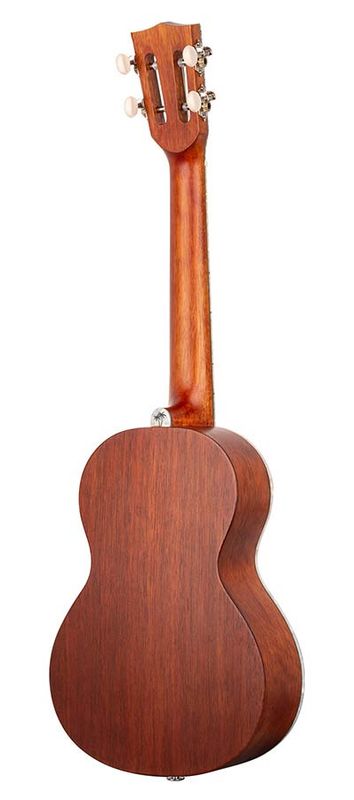 Mahalo Pearl Series, solid top tenor ukulele, black, with bag