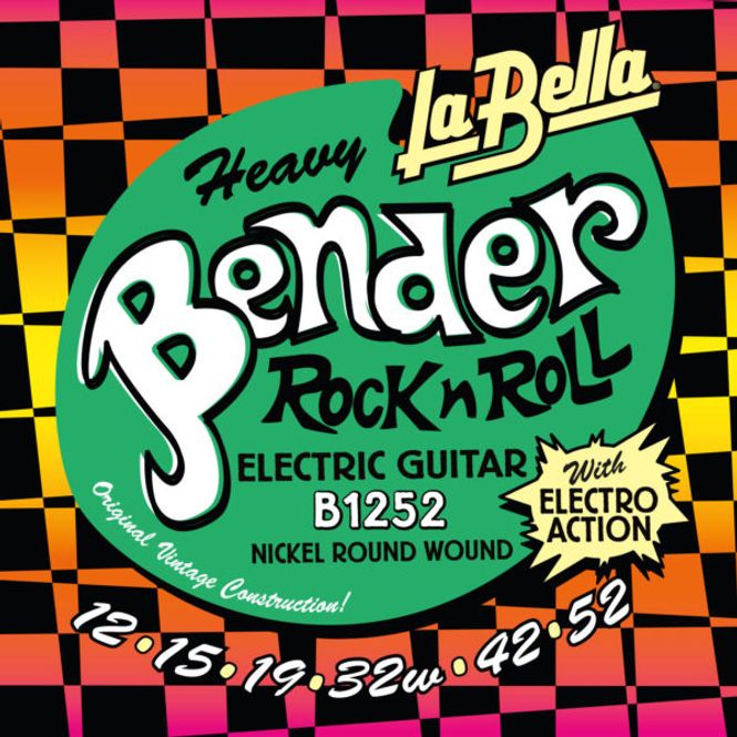Hovedbilde La Bella B1252 Heavy Bender Electric Guitar 12-52