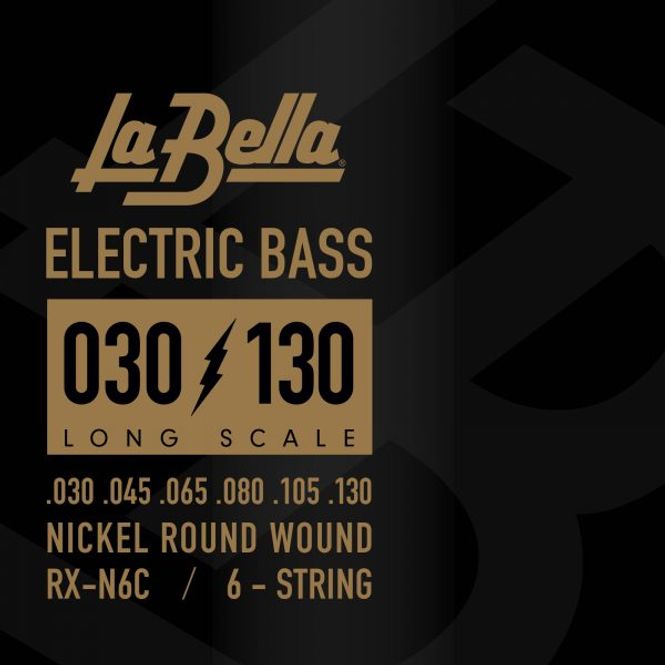 Hovedbilde La Bella RX-N6C Bass Rx Series, Nickel, 6-String ...