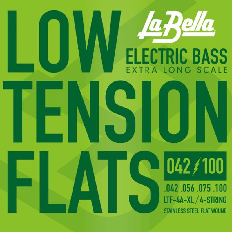 La Bella LTF-4A-XL Low Tension Flexible Flats, Extra Long Scale