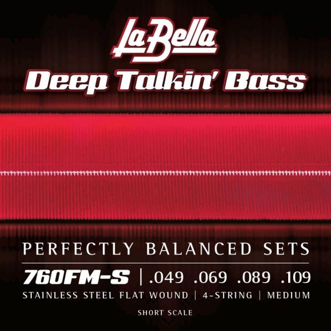 Hovedbilde La Bella 760FM-S Deep Talkin' Bass, Flat Wound - ...