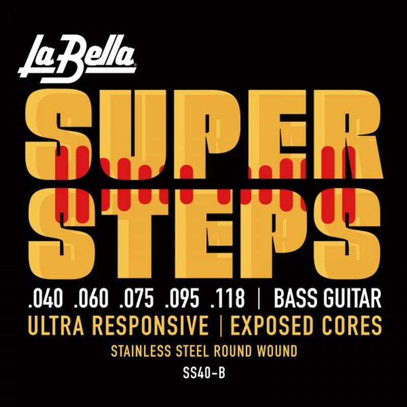 La Bella SS40-B Super Steps, 5-String - Extra Light 40-118