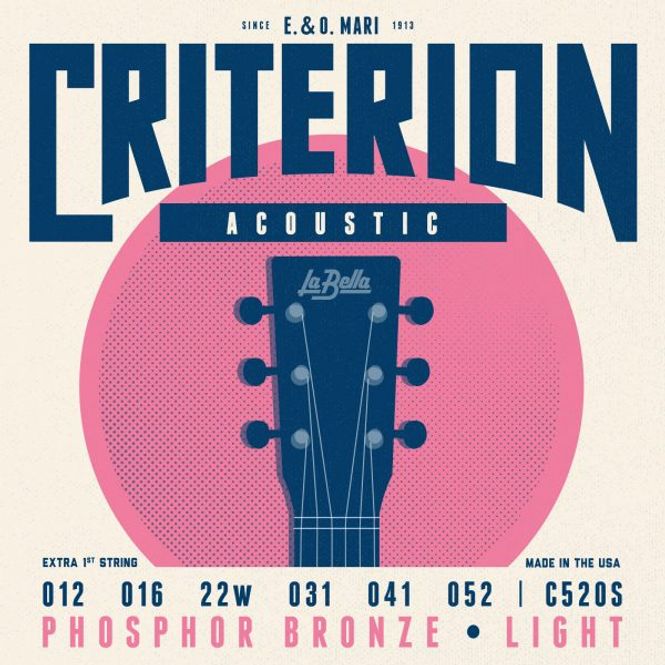 Hovedbilde La Bella C520S Criterion Acoustic, Phosphor ...