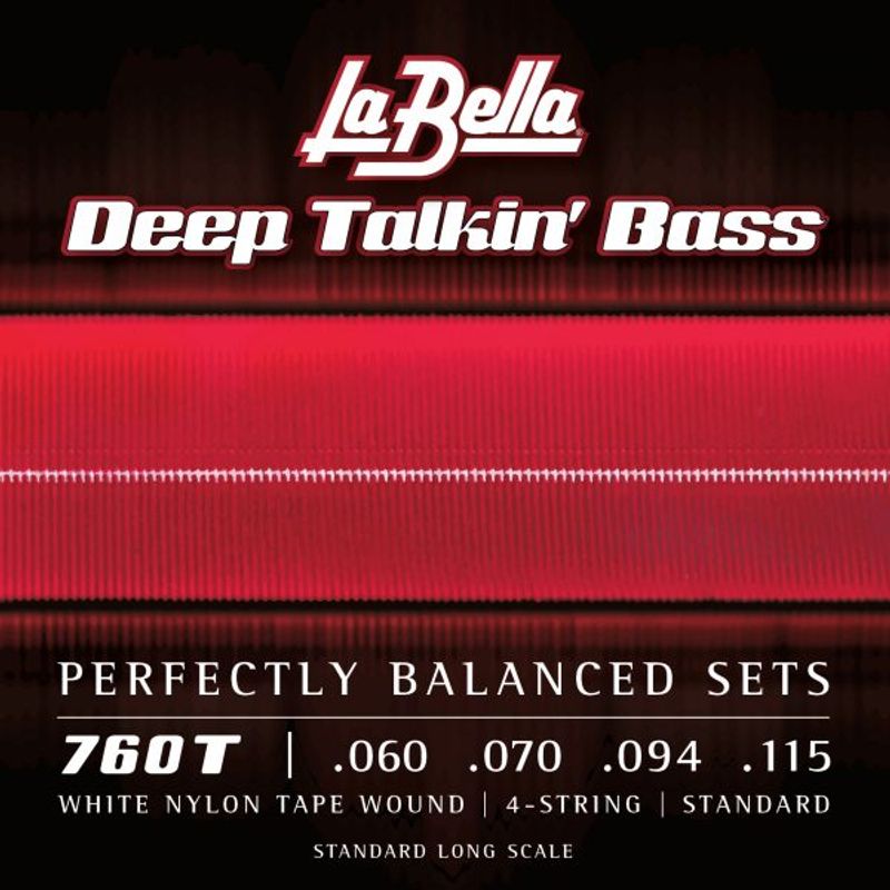 La Bella 760T White Nylon Tape - Standard 60-115