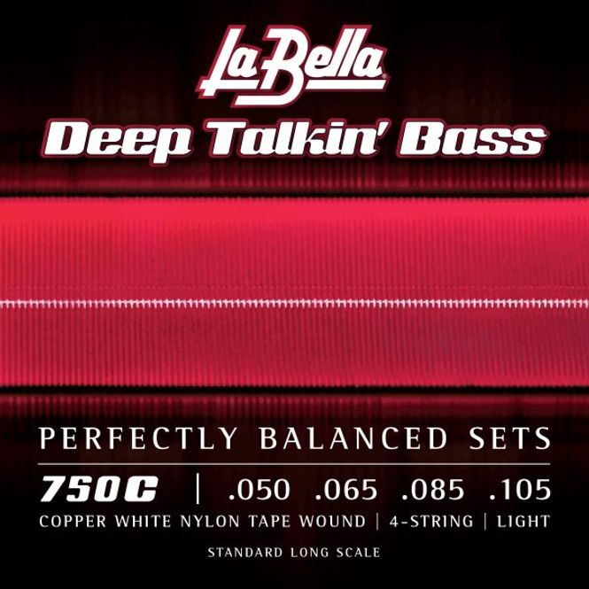 Hovedbilde La Bella 750C Copper White Nylon Tape - Light ...