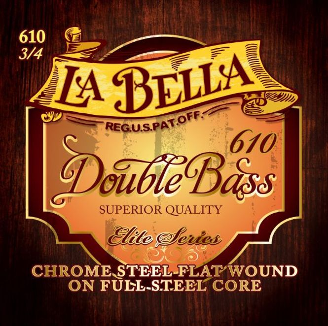Hovedbilde La Bella 610 Double Bass, Flat Wound on Full ...