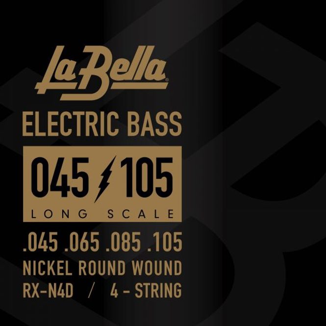 Hovedbilde La Bella RX-N4D Bass Rx Series, Nickel, 4-String ...