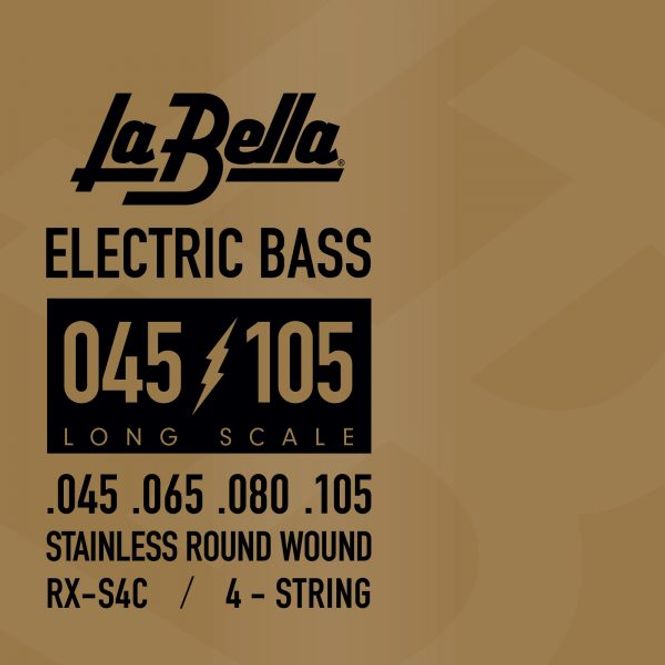 Hovedbilde La Bella RX-S4C Bass Rx Series, Stainless, ...