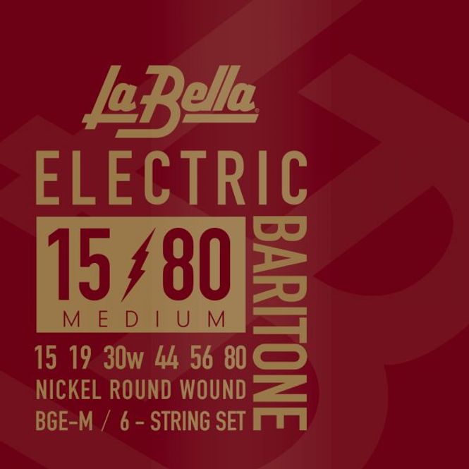 Hovedbilde La Bella BGE-M Electric Baritone Guitar Strings - ...