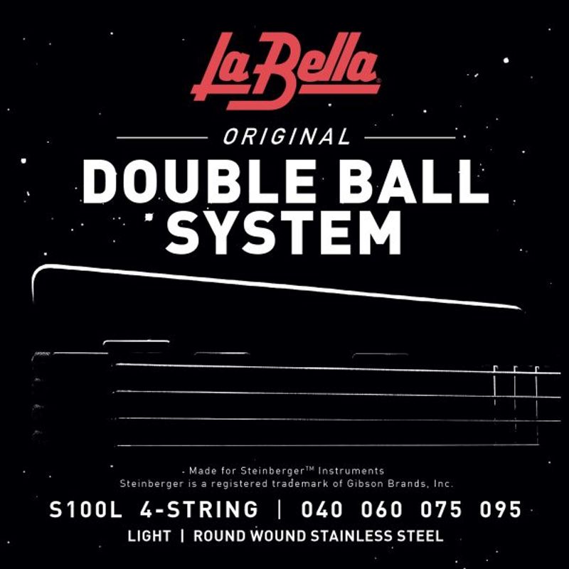 La Bella S100L Double Ball Bass - Light 40-95