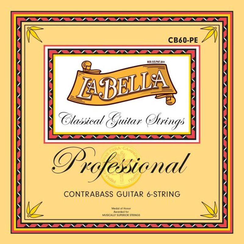 La Bella CB60-PE Classical 6-String Contra Bass with Plain-Ends