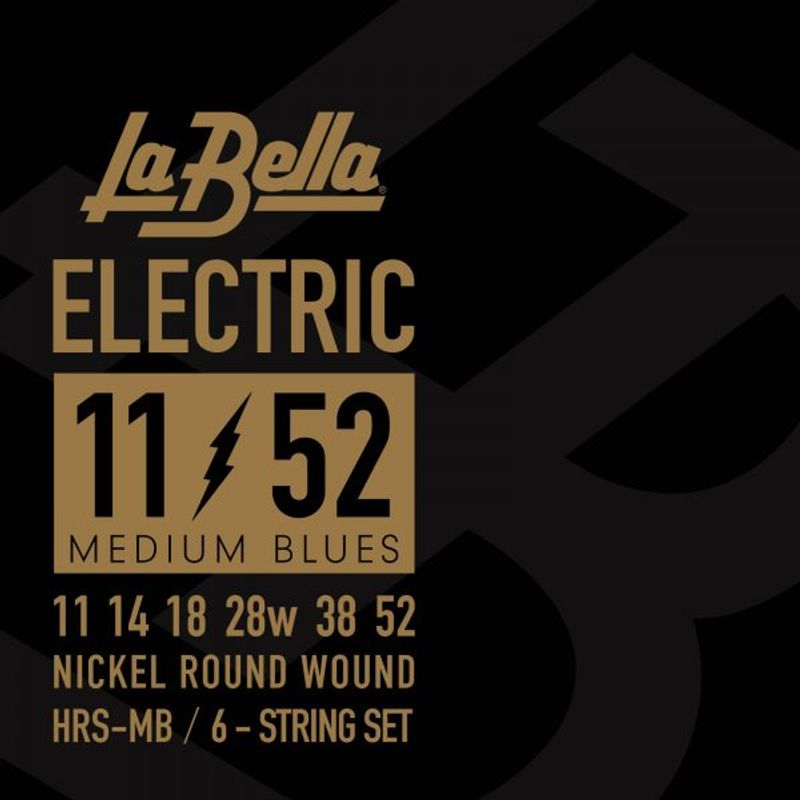 La Bella HRS-MB Electric Guitar - Medium Blues 11-52