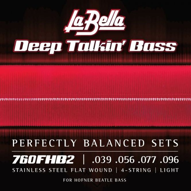 Hovedbilde La Bella 760FHB2 Beatle Bass Stainless Steel Flat ...