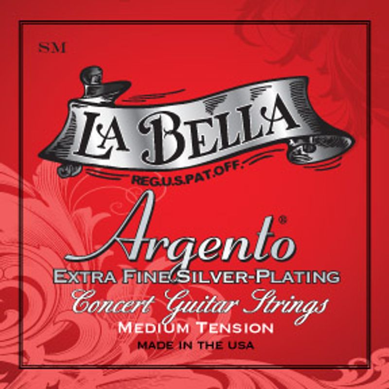 La Bella SM Argento Extra Fine Silver Plating - Medium Tension