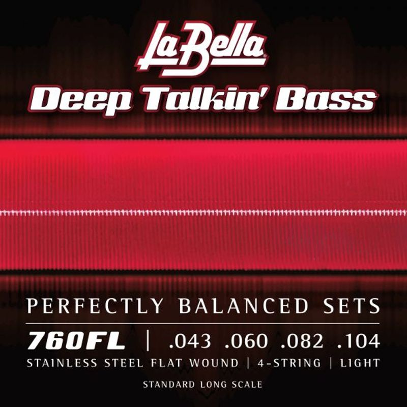 La Bella 760FL Deep Talkin' Bass, Flats - Light 43-104