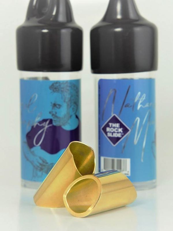 The Rock Slide Polished Brass Ring Nathaniel Murphy Signature Slide