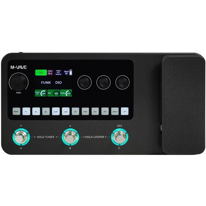 Hovedbilde M-vave MK-20 gitar multieffektpedalbrett