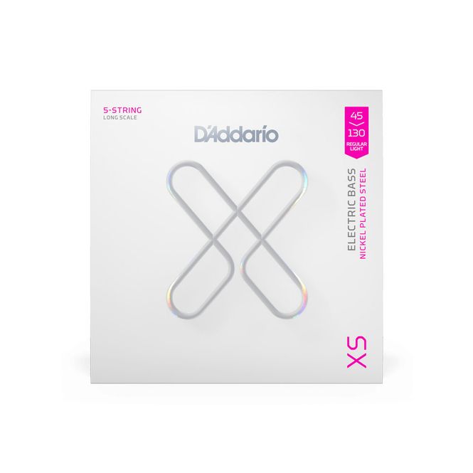 Hovedbilde D'Addario XSB45130 Strängset Elbass XSB Coated ...