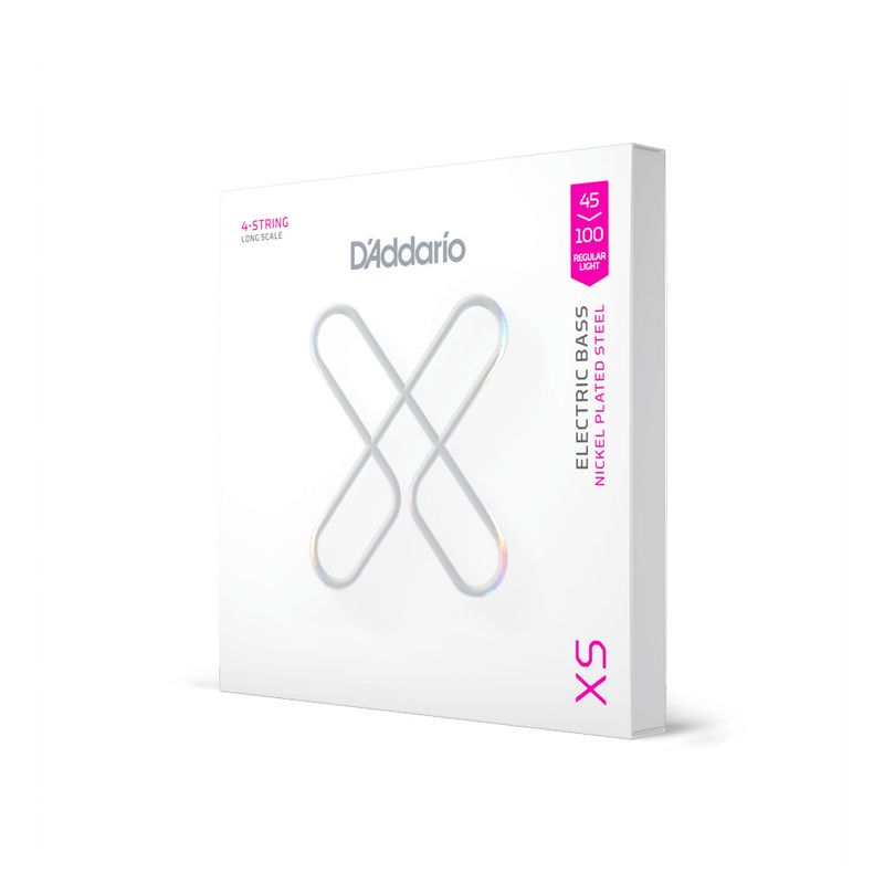 D'Addario XSB45100 Strängset Elbass XSB Coated Nickel Steel 45-100