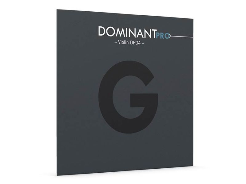 Thomastik THDP-04 Dominant Pro violin string G-4 4/4 medium, synthetic core, silver wound