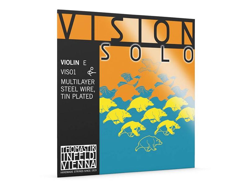 Thomastik VIS-01 Vision Solo violin string E-1 4/4, carbon steel, tin plated, removable ball end