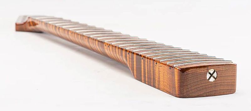 Allparts Select ltd VIN-MOD replacement neck for Stratocaster, AAA+ roasted flamed maple, nitro finish