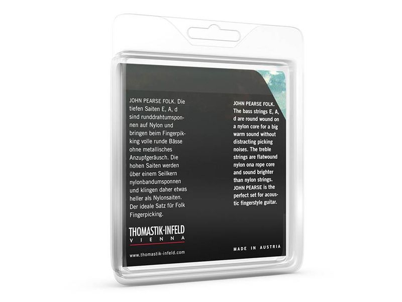 Thomastik THPJ-116 John Pearse Signature string set folk, E.B.G. nylon flatwound 016-043