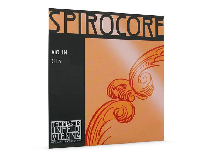 Thomastik TH-S-15 Spirocore violin string set 4/4 medium, spiral core