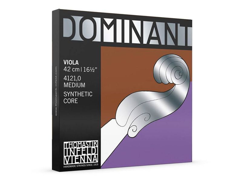 Thomastik TH-4121-0 Dominant viola string set (string length 42cm), synthetic core