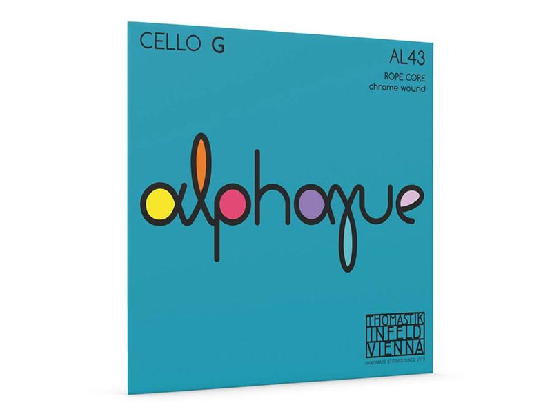 Thomastik THAL-43 Alphayue cello string G-3 4/4 medium, rope core, chrome wound