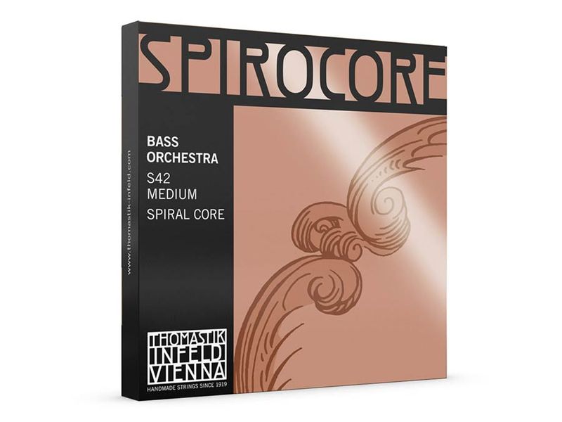 Thomastik THS-42 Spirocore double bass string set 4/4 (string length 110cm)