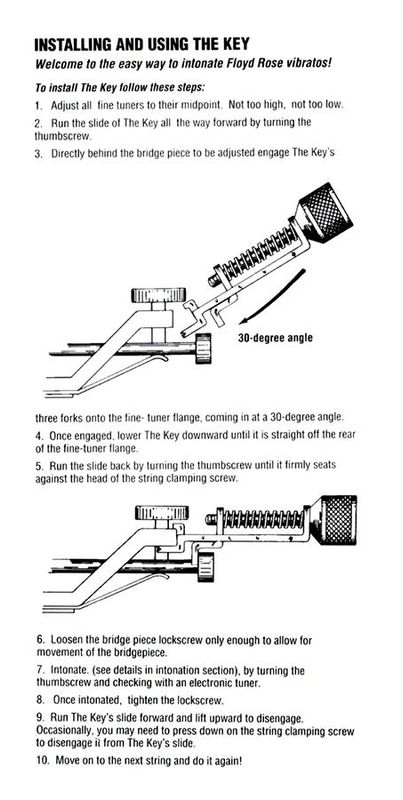 Allparts THE KEY Intonating Tool