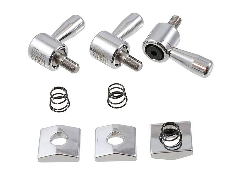Allparts Tone Vise keyless locks for Floyd Rose® locking nut, chrome