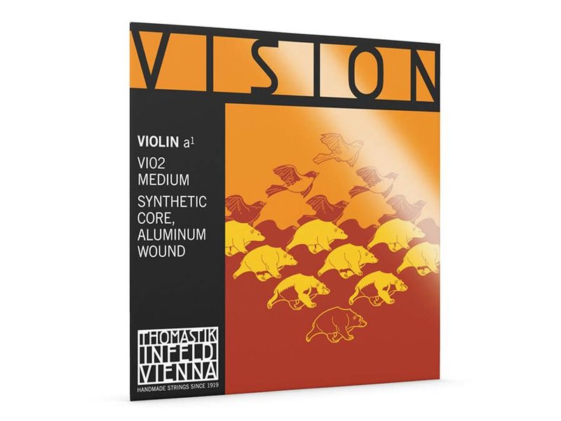 Thomastik VI-02 Vision violin string A-2 4/4 medium, synthetic core, aluminum wound