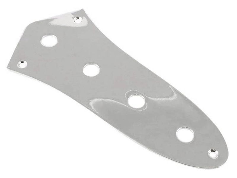 Allparts Control Plate for Jazz Bass® Chrome