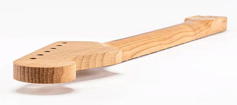 Allparts Select ltd VIN-MOD replacement neck for Jazzmaster, quartersawn roasted maple, unfinished