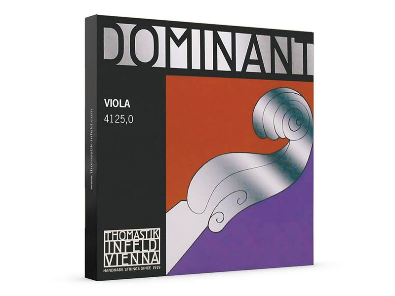 Thomastik TH-4125-0 Dominant viola string set (string length 39,5-41cm), synthetic core