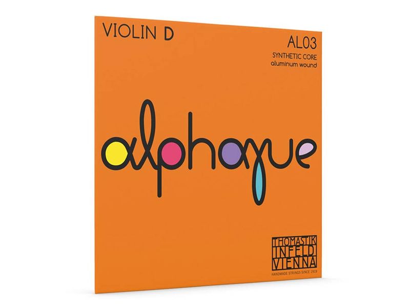 Thomastik THAL-03 Alphayue violin string D-3 4/4 medium, synthetic core, aluminum wound
