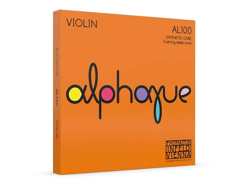 Thomastik THAL-100 Alphayue violin string set 4/4 medium, synthetic core