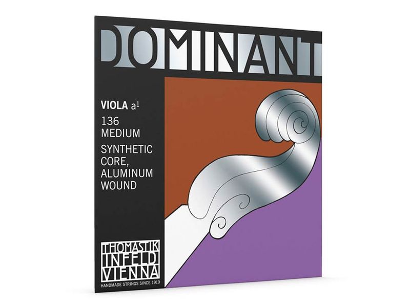 Thomastik TH-136 Dominant viola string A-1 4/4 (string length 37cm) medium, synthetic core, aluminum