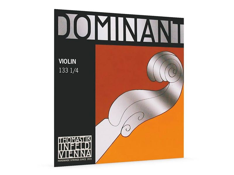 Thomastik TH-133-14 Dominant violin string G-4 1/4, synthetic core, silver wound