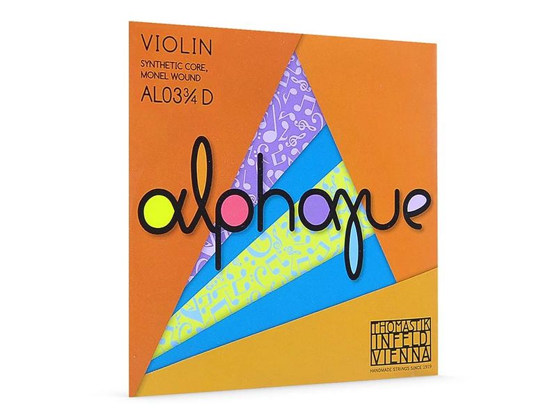 Thomastik THAL-100-16 Alphayue violin string set 1/16 medium, synthetic core