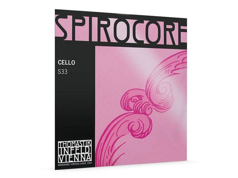Thomastik TH-S-33 Spirocore cello string C-4 4/4 medium, spiral core, tungsten