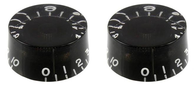 Hovedbilde Allparts Speed Knobs Black 2-p