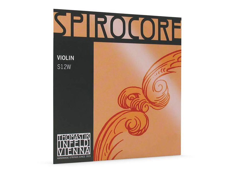Thomastik TH-S-12W Spirocore violin string D-3 4/4 light, spiral core, chrome wound