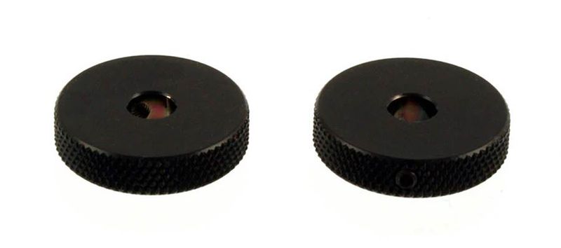 Allparts Roller Knob Set Black 2-p