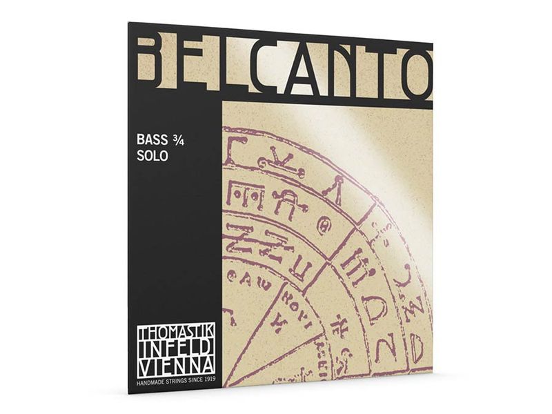Thomastik THBC-61S Belcanto double bass string A-1 solo 3/4 (string length 104cm), rope core, chrome wound