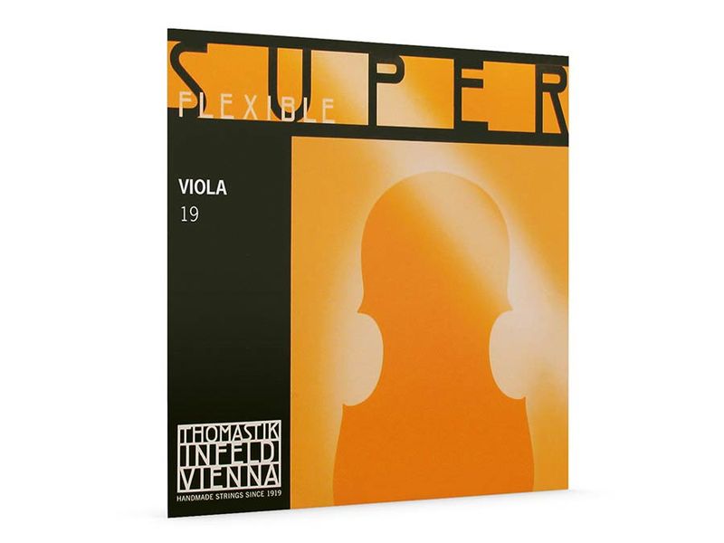 Thomastik TH-19 Superflexible viola string D-2 (string length 37cm) medium, rope core, chrome wound