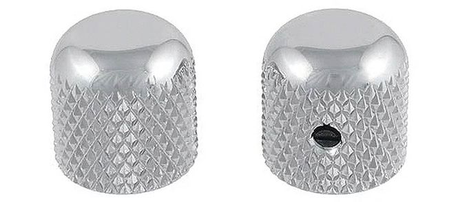 Hovedbilde Allparts Dome Knobs Chrome 2-p