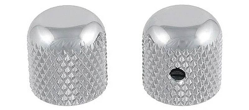 Allparts Dome Knobs Chrome 2-p